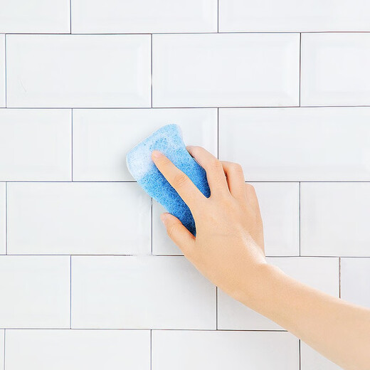 Camellia (CHAHUA) household scouring pad sponge, dishcloth, pot, kitchen cleaning cloth, dishwashing cloth, double-sided thickened rag, colorful sponge scouring pad, 10 pieces