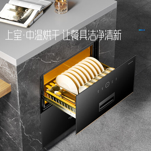 Skyworth Disinfection Cabinet Embedded Household Kitchen Tableware Cupboards Cups and Tea Sets Ultraviolet Disinfection Cupboard Two Stars 110 Liter Large Capacity National Subsidy X19A