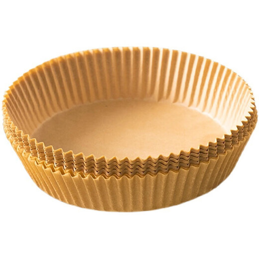 Papier spécial pour la friteuse à air, papier absorbant à l'huile à haute température adapté à Xiaomi Midea Jyuyang Supor Air Fryer, 50 morceaux de couleur d'origine