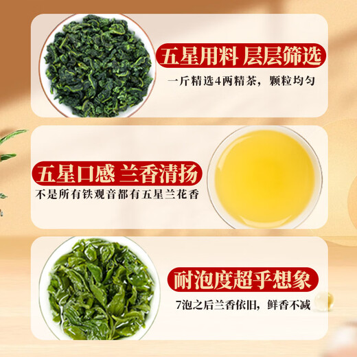 传奇会乌龙茶 安溪铁观音 清香型特级500g轻火茶叶礼盒装新茶自己喝送礼