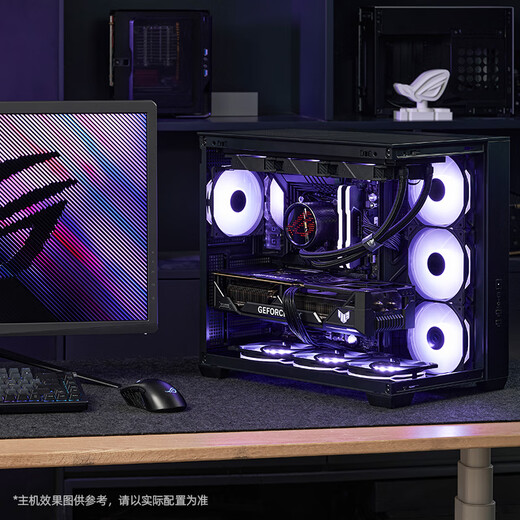 ASUS 24-issue interest-free AMD Ryzen 7 9800X3D host 9700x ASUS ROG family bucket RTX5070Ti/4070 gaming desktop assembly computer host complete machine R7 9700X + ASUS RTX5070丨One