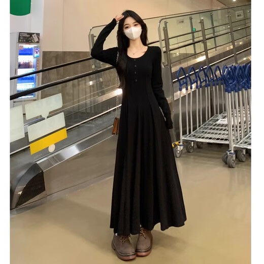 Miao Yijia Französisches Kleid für Frauenrock für Frühling und Herbst 2025 Neues pures Sommerkleid für kleine Person mit High-End