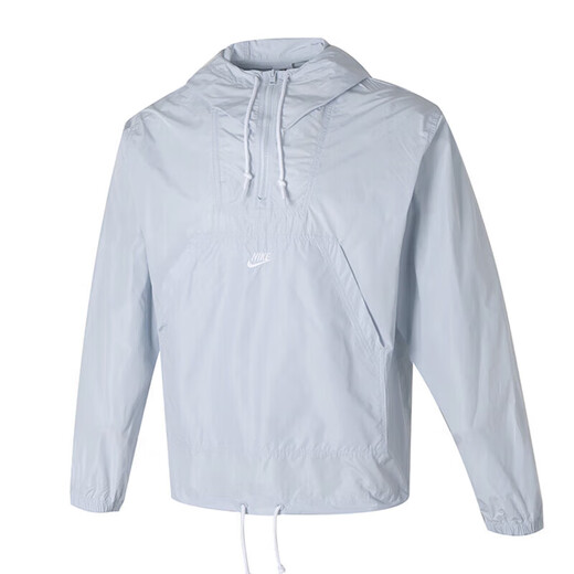 Sweat-shirt Nike Spring and Automne Nouvelles vêtements de sport tissés lâches et confortables Houstable Half-Zipper Men's Pullover FN3893-043 L