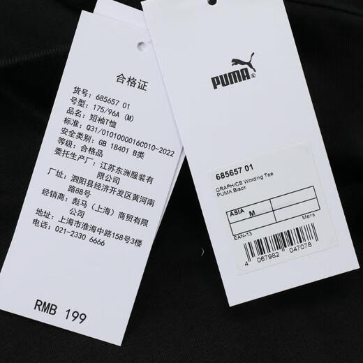 彪马（PUMA）2025年男子GraphicsT恤 68565701 XL