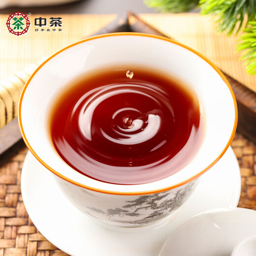 中茶普洱茶 Y671熟茶散茶100g铁罐装 茶叶自己喝 1罐/2罐/4罐/整箱 Y671普洱熟茶100g