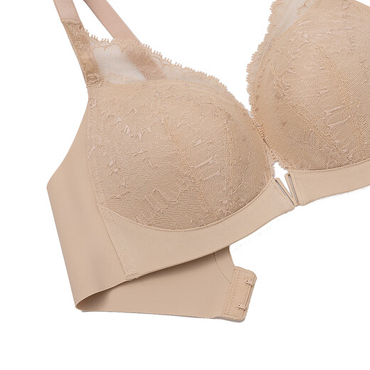 
Love spring and summer underwear for women, Jianyun, no steel ring, medium thick hidden holes, small breasts, gathered bra, AM17A701, naked skin color, CM0 75A