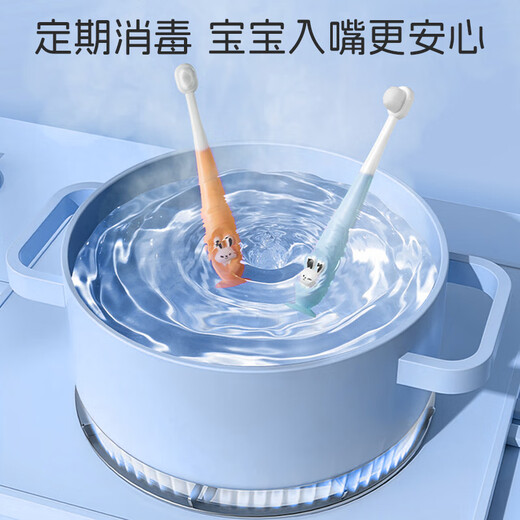 Dr. Ma children's toothbrush 3-6 years old-12 years old soft-bristled oral cleaning baby training toothbrush 3-pack set