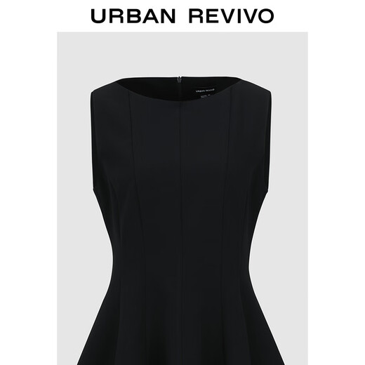 UR2025 Spring New Women's Modern Charming Waist Slim Sleeveless Dress UWG750015