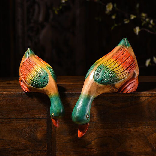 Yili Home Desktop Decoration Ornaments Children's Room Creative Cartoon Ornaments Duobaoge Duck Ornaments Length 16 Width 5cm