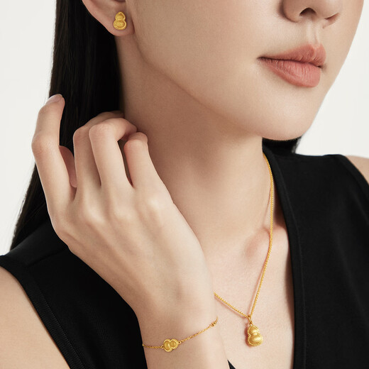 Chow Tai Fook kleine Version Velvet Fulu Gour Gold Pendell