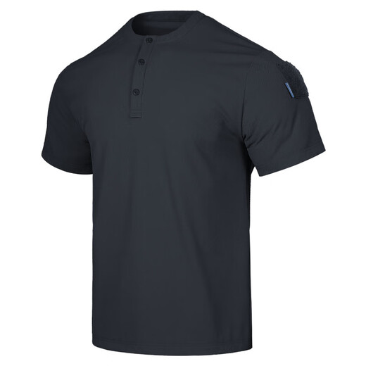 Emerson Rock Bird POLO shirt men's retro Henry collar T-shirt casual fitness cool antibacterial sweat-wicking short-sleeved tough guy KH Khaki M