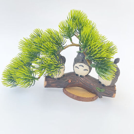 Simulated pine needles, thuja branches, artificial flowers, pine trees, beauty pine plastic flower scenery, plant wall flower arrangement, 2 pieces of beauty pine