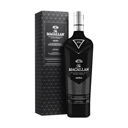 麦卡伦（MACALLAN）苏格兰单一麦芽威士忌酒 洋酒  12/18年雪莉桶  送礼 原瓶进口 麦卡伦御黑 700mL 1瓶