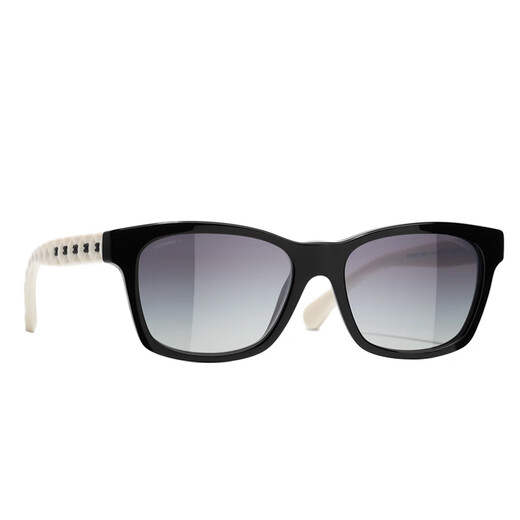 Chanel Chanel square frame gray gradient square women's sunglasses CH5484-1656/S6