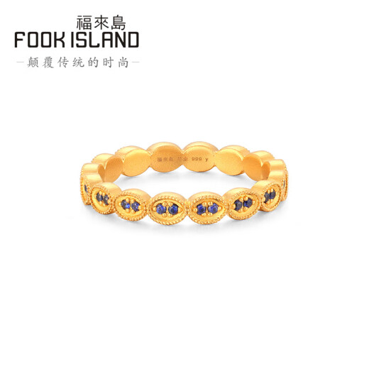 Fulaidao Gold Ring Princess Sissi Royal Sapphire Ring Work Feet 829 Yuan [Presale] около 3,8 грамма - больше возврата или меньше компенсации (свяжитесь с обслуживанием клиентов, чтобы определить номер круга)