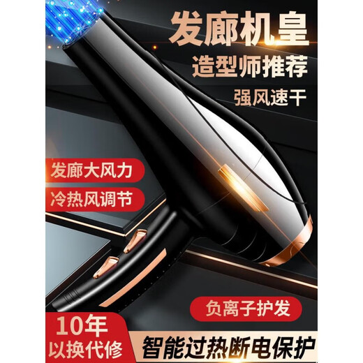 Philips (PHILIPS) hair dryer of the same style for home use 2200w negative ion hair care barber shop high power 2000w quick drying hair dryer hair salon 2200w - pure copper AC motor - 3 meters cord -