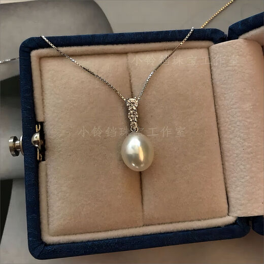 Kuang Yi <There are tears in the sea> Natural pearl necklace s925 sterling silver single pendant clavicle chain light luxury niche high-end sense There are tears in the sea> Natural pearl necklace