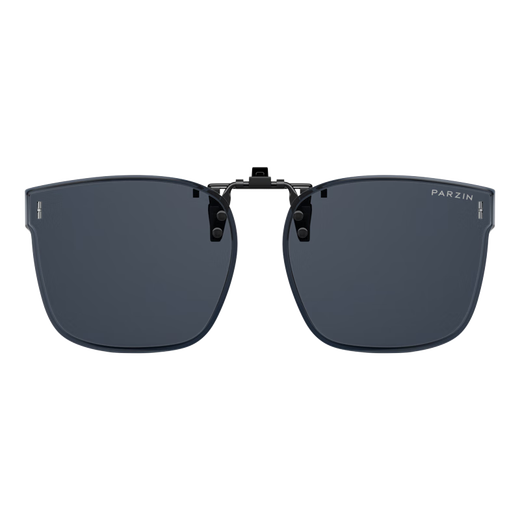 Parzin polarisierte Myopie Special Clip Sonnenbrille Leichtes anti-ultraviolettes Sonnenbrillen für Männer und Frauen 2025 Modell 12122 Transparent Grey