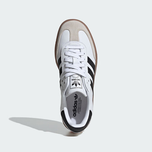 ADIDAS Casual Shoes Shoes Women's Shoes 2025 Spring New Clover Sneakers Samba Suele grueso Zapato bajo Ji1349 Suela de goma cruda blanca 36 (220 mm)