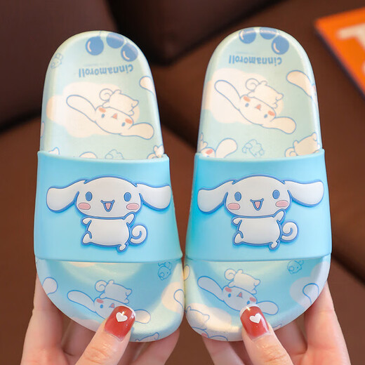 Children's Slippers Sanrio Girls Summer Cartoon Melody Soft Sole Non-Slip Baby Girls Sandals Slippers Kurome Pink Melody 34-35 Inner Length 21.5cm