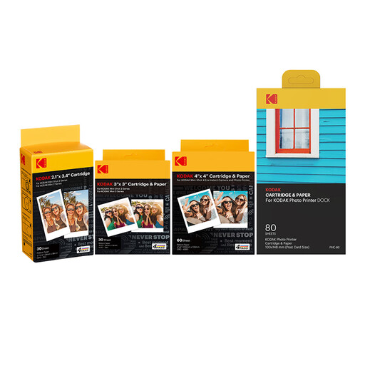 Kodak instant photo paper 2 inches/3 inches/4 inches/6 inches photo printer photo ribbon integrated 6 inches 80 sheets