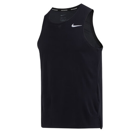 NIKE Weste Herren 2023 Neue Sportbekleidung Basketballbekleidung Fitness Atmungsaktiv Laufen Dünnes Jersey Ärmelloses T-Shirt DV9322-010/Dri-FIT S