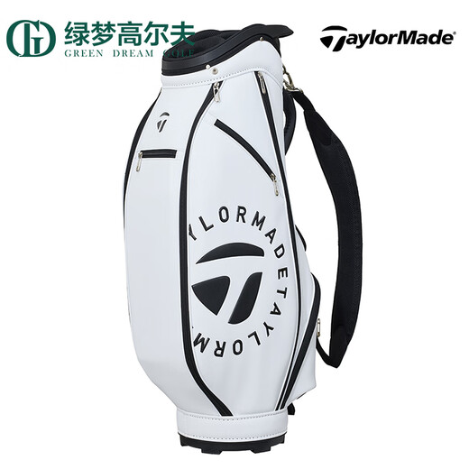 
Taylormade TaylorMay Golf Accessories New Sports Large Capacity Lightweight Car Vertical Ball Bag White-M13562
