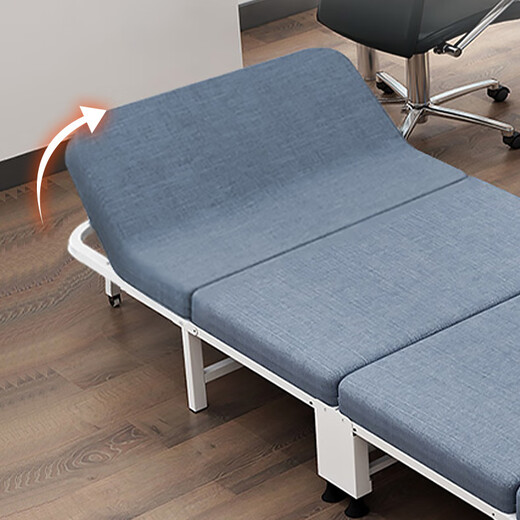 Aipaisen Klappende Einzelbett vierfache zweizweckter Nickerchen-Artefakt-Klappbett verdickte verstärkte einfache, superdicke Faltplattenbordbett 60 cm breit [verdickt] kleinere Größe und sorgfältiges Aufnehmen