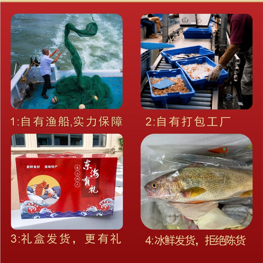 [Livraison fraîche] Zouxhan Xiangshan Pack de cadeaux de fruits de mer