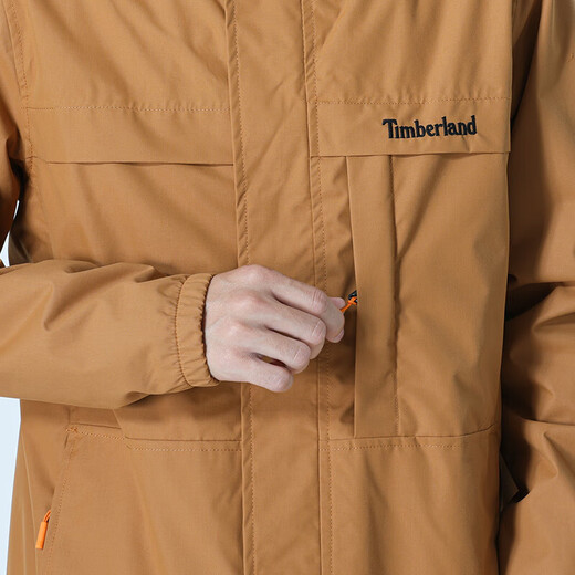添柏岚（Timberland）冲锋衣男外套春夏新款户外徒步登山服防水透气硬壳工装夹克A695W A695WP47 小麦色 XS