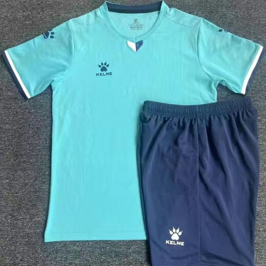 卡尔美（KELME）KEML卡尔美球衣足球队服短袖男女速干透气足球服套装印字比赛服 1048-白色 L 建议身高165-170