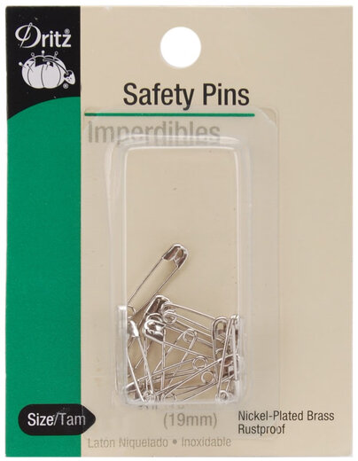Dritz 723 *Pin Größe 3 (nur 5 Packungen) Nickel