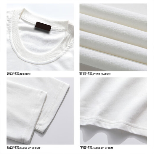 Katuchi trendy brand Pissai high street short-sleeved T-shirt men's summer American retro pure cotton butterfly high-end five-point half-sleeved sleeves White XL