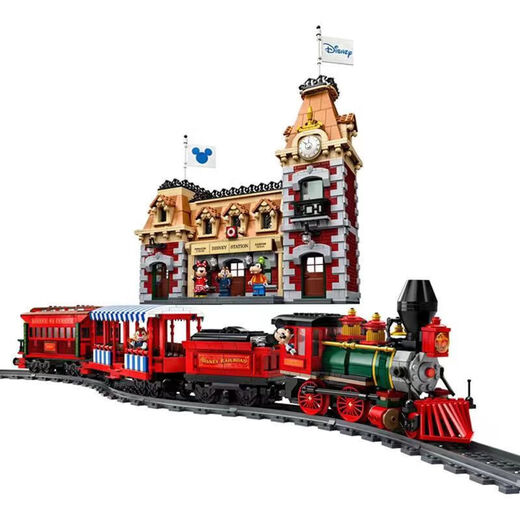 乐高（LEGO）迪士尼系列 儿童动漫人物拼搭积木收藏模型玩具家居摆件礼物 71044迪士尼火车与火车站