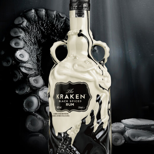 Kraken North Sea Giant Demon and Fragrance Black Rum Rum Wine Beverage Base Wine [Limited Commemorative] 17 Year Discovery Number 700mL