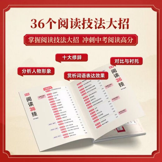 [Wie douyin] Junior High School Lesen 36 Fähigkeiten Chinese Chen Xin 678 Klasse Lesen Konkurrierter Techniken Geschenkvideos Die neueste Version des September ist das beste Handbuch für die Junior High School -Lesetechniken [Einzelbuch] [Single Book]