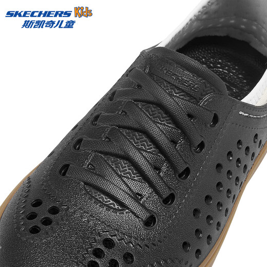 Skechers Skechers Children's Summer Croc Shoes Light Heel Comfortable River Tracing Shoes Girls Comfortable Sandals 308201L Black/White/BKW 27.5