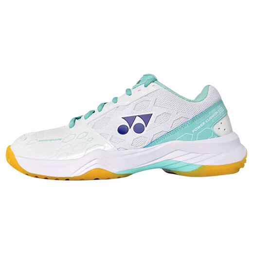 YONEX尤尼克斯羽毛球鞋减震耐磨比赛训练专业动力垫SHB101CR白薄荷37