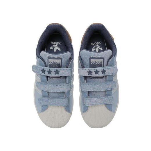 ADIDAS   24秋儿童三叶草小白鞋轻盈休闲运动板鞋 IH3291 28