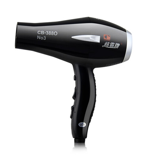 Speedmaster (CHAOBA) Hair dryer 2200W high power hair dryer negative ion hair care barber shop hair salon high wind hot and cold air 3880NO3 household quick-drying hair dryer black