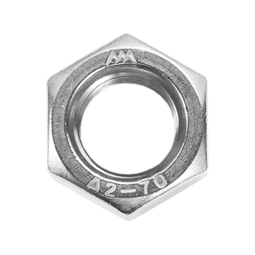 AOZHAN Industrial (AOZHAN) 304 stainless steel hexagonal nut M4-0.7 GB6170-2000 50 pieces