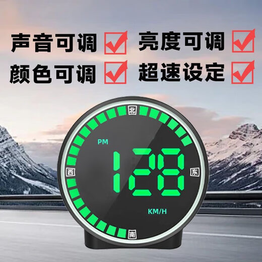 Sulianxing 2025 new electronic dog radar speed measuring driving safety early warning device car HUD head-up speed display high-end colorful lights + intelligent upgrade + national early warning +