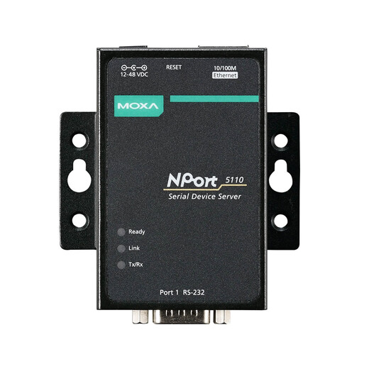 MOXA  NPort 5110 1 口RS-232串口设备联网服务器