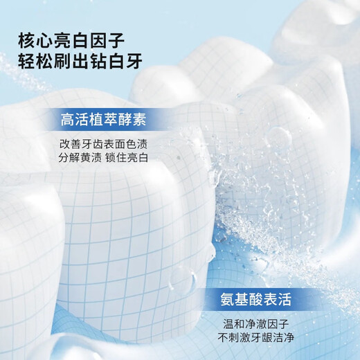 Wishine泰国进口美白牙膏口臭去黄去牙渍去烟渍牙垢清新口气亮白牙齿150g