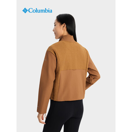 哥伦比亚（Columbia）户外女子拒水干爽柔软舒适软壳衣休闲外套AR0120 679-玫红色入会更优惠 L