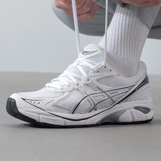 ASICS Running Shoes 2025 Neue GT-2160 Männer und Frauen gleicher Stil Retro Mode komfortable Dämpfung Sportschuhe 1203A275 1203A275-110 40 40