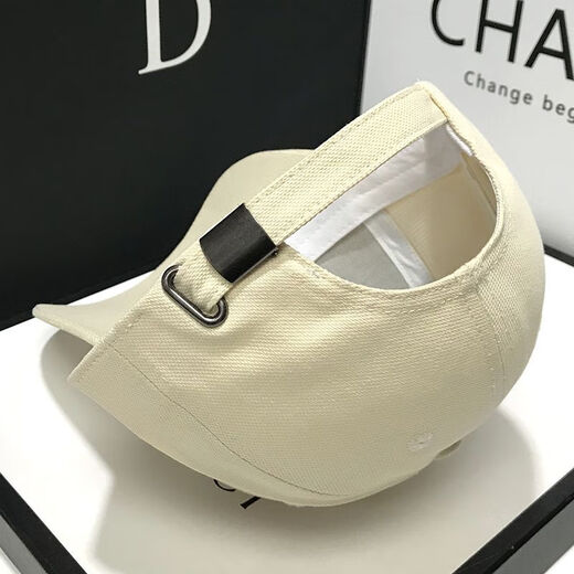 Fanmeilin Hat Women's Autumn and Winter New Embroidered Letters Baseball Hard Top Peaked Hat Korean Style Fashion Versatile Sun Hat Black