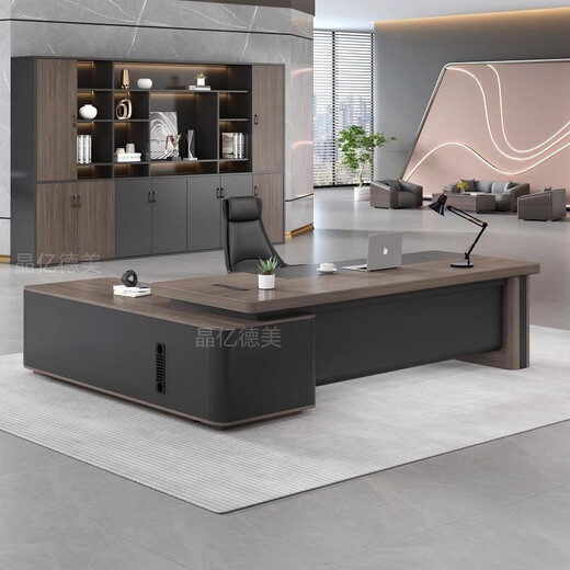 Jingyi Demei President Boss Desk Office Simple Modern General Manager Office Executive Desk 2.0 Meter Boss Desk