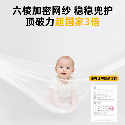 Lazy Unlimited Home Baby Anti-Fall Mosquito net Fence Fence Mosquito net рама кровать палатка Три открытая дверь 1,5*2 м [жирный кронштейн]