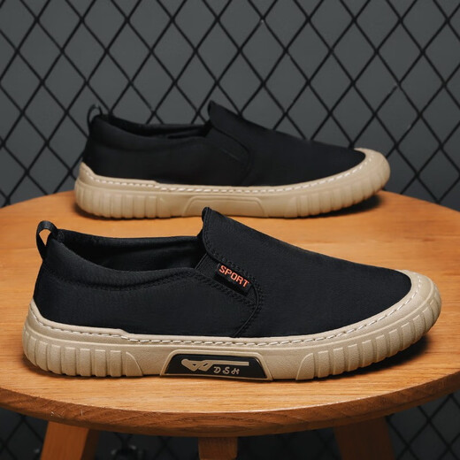 Chaussures décontractées Chaussures de caisse de toile de conduite de la soie à glace respirante pour hommes
